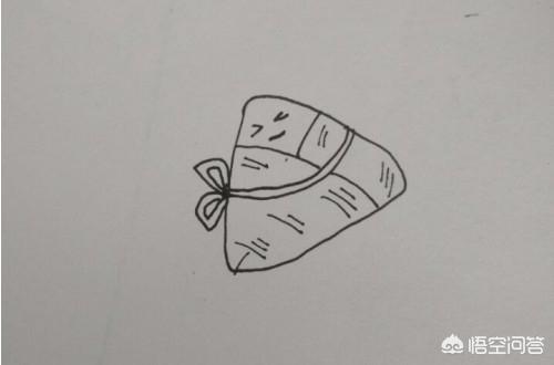 粽子简笔画可爱（粽子简笔画可爱又好看 萌萌）
